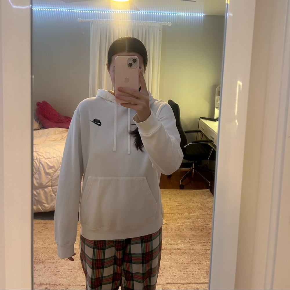 White Nike Hoodie